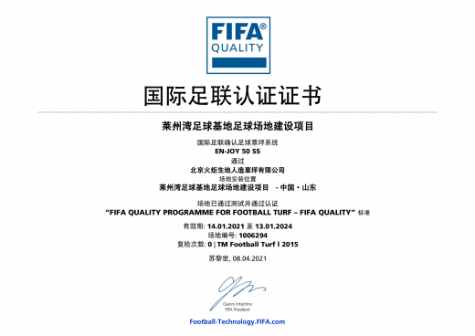 萊州灣足球基地足球場地建設(shè)項目