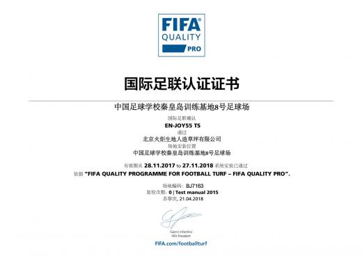 中國足球?qū)W校秦皇島培訓(xùn)練基地8號足球場