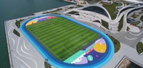 潮起港灣，綠滿(mǎn)操場(chǎng)！北京火炬生地人造草坪傾情助力“至海港灣--海上大操場(chǎng)”煥新起航